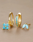 Chic Sophia Earring Set with Classic Shine