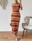 Sleek Ribbed Bodycon Knit Dress