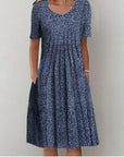 Flowy Casual Floral Boho Midi Dress