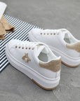 Fashionable PU Leather Platform Shoes