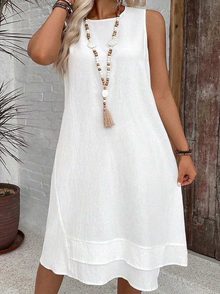 Relaxed Fit Mid-Length Casual Dress