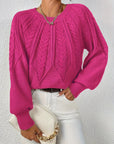 Maeve Cozy Knit Flare Sweater