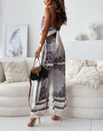 Trendy Lace-Up Vest Two-Piece Outfit