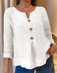 Tailored Casual Top with a Clean Look