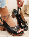 Stylish Stiletto Heel Sandals