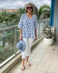 Stylish V-Neck Blouse for Women