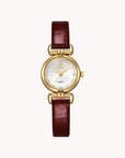Stylish Daniela Watch with Soft Leather Detail