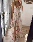 Vintage-Inspired Elegant Floral Dress