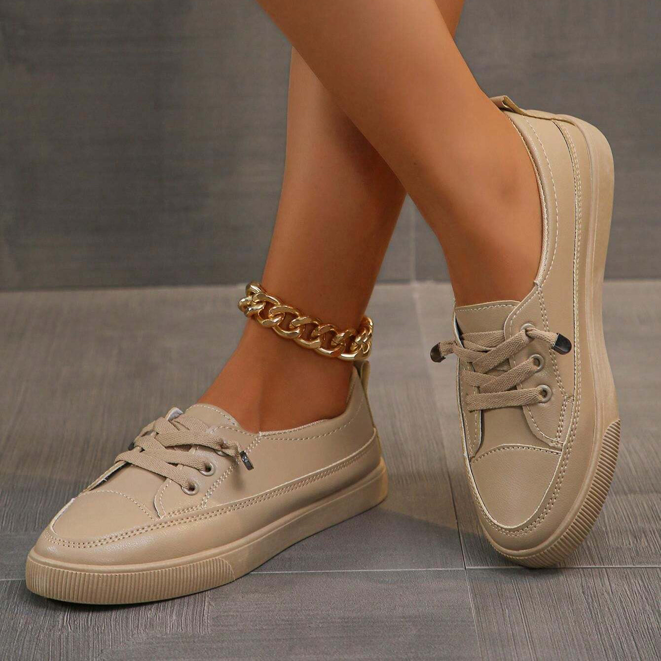 Elegant Women's Slip-On Sneakers – Stylish & Comfortable