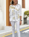 Round Neck Long Sleeve Top