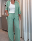 Lapel Single-Breasted Two-Piece Suit