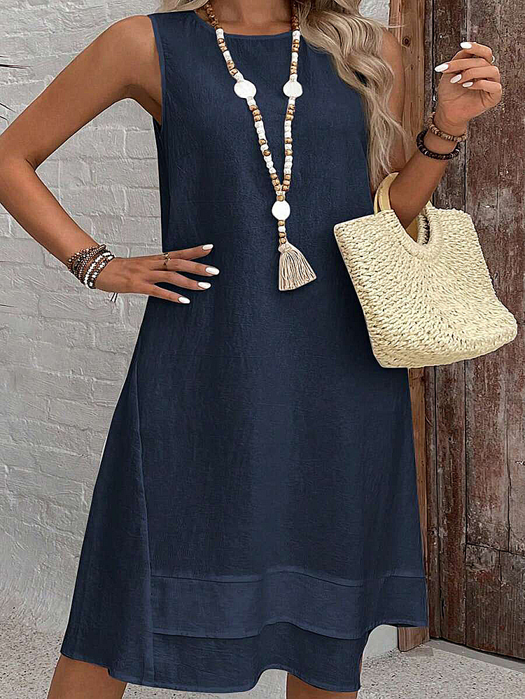 Relaxed Fit Mid-Length Casual Dress