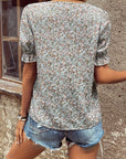 Women's Printed Casual Blouse