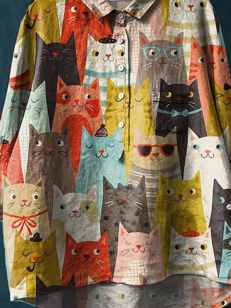 Creative Cat Shirt Featuring Sheila’s Art