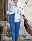 Printed Casual Shirt Two-Piece Set