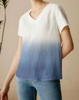 Women's Ombre Casual Top