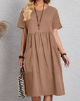 Soft Flowing Dress with Casual Ease