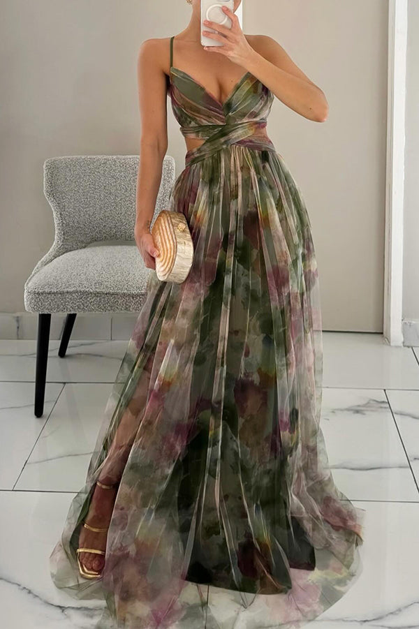 Feminine Sleeveless Maxi Dress For Women