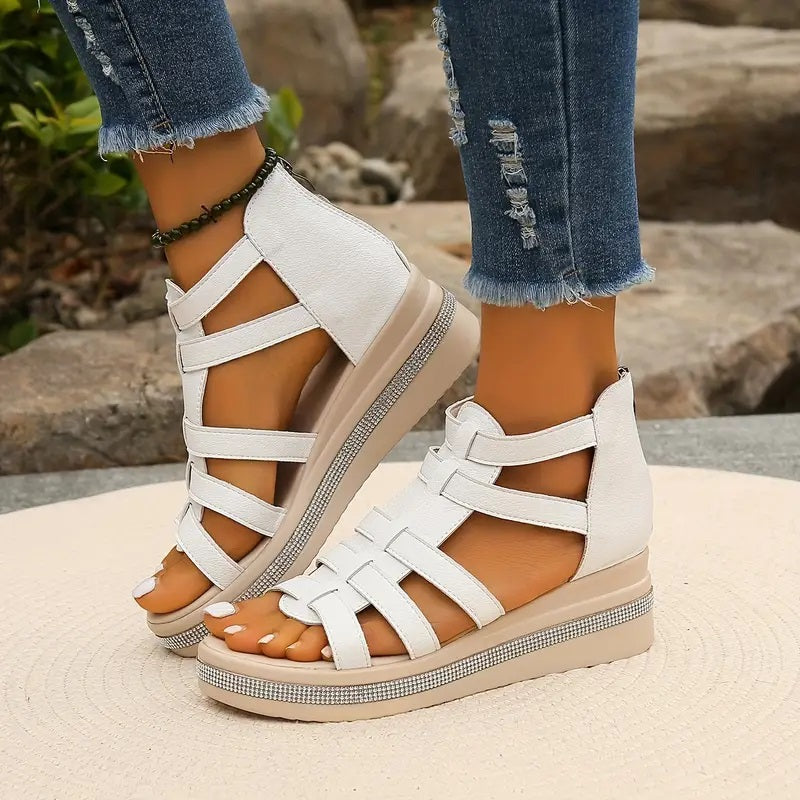 Slip-On Wedge Sandals for Women