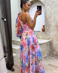 Lightweight Gown With Elegant Drape