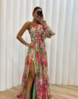 Lightweight Gown With Elegant Drape