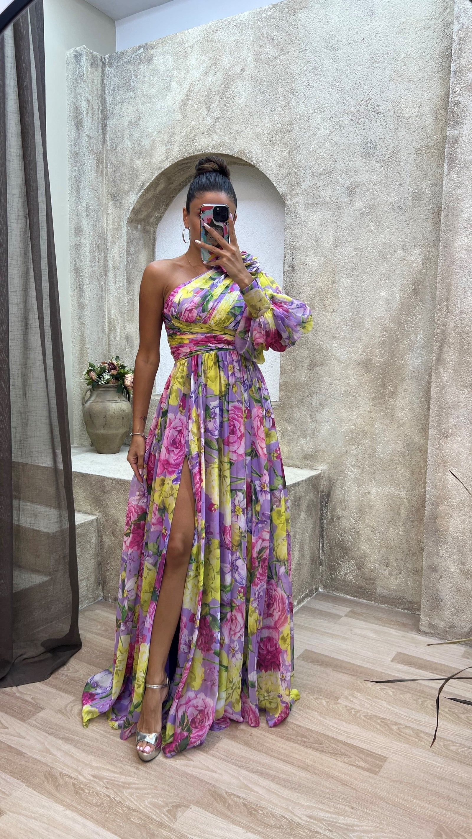 Lightweight Gown With Elegant Drape