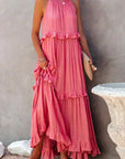 Soft Ruffle Casual Dress – Lightweight, Flowy Summer Style Perfect for Travel & Everyday Elegance