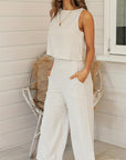 Easy Elegance Linen Two-Piece Set