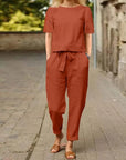 Effortless Grace Women Two-Piece Set