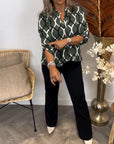 Casual Long-Sleeve Blouse