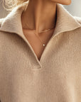 V-Neck Elegant Versatile Sweater