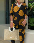 Circle Pattern Design Two Piece-Set