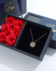 Lucky Heart Necklace with Dainty Shine