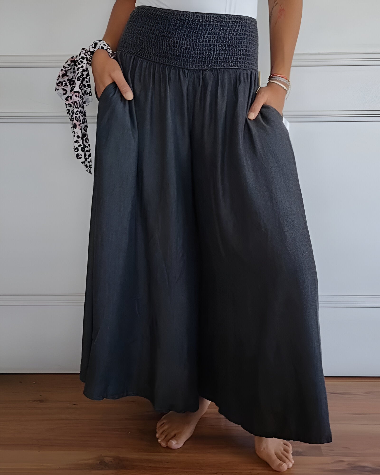Comfortable Pants with Elastic Waist