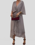 Gentle Tiered Ruffle Midi Dress