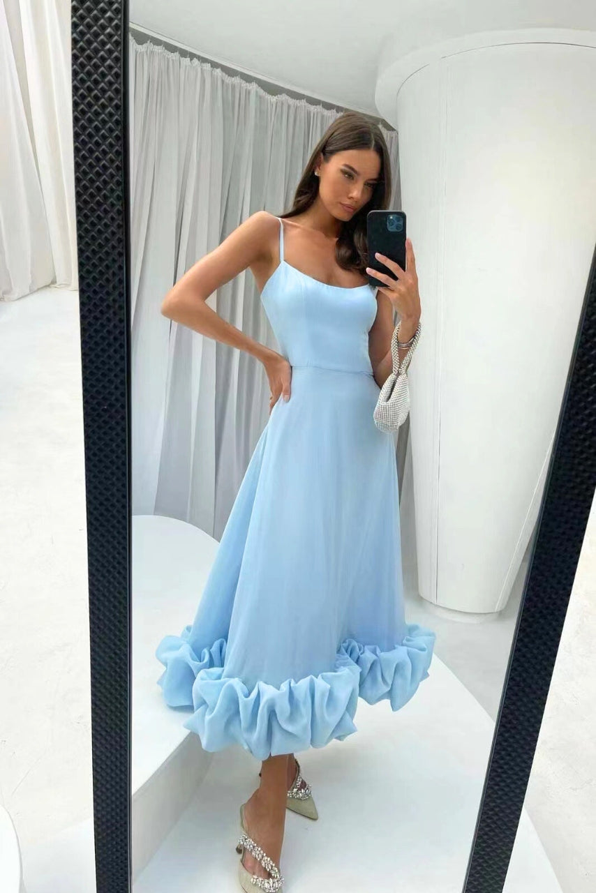 Flowy A-Line Dress With Graceful Fit
