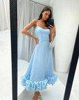 Flowy A-Line Dress With Graceful Fit