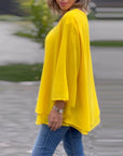 Lightweight Chiffon Zipper Blouse