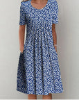 Flowy Casual Floral Boho Midi Dress
