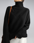 Mary Cozy Turtleneck Knit Sweater