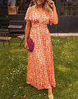 Petal Tone Flowy Midi Dress