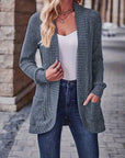 Chic Casual Ribbed Long-Sleeve Top
