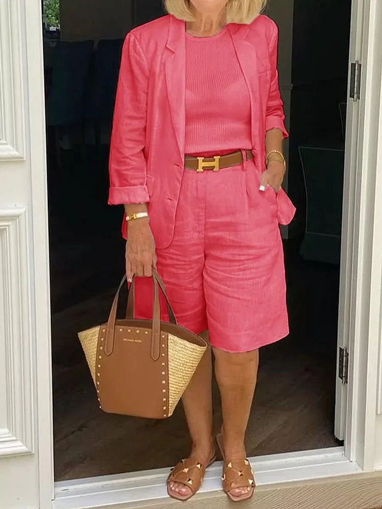 Casual Long Sleeve Two-Piece Set