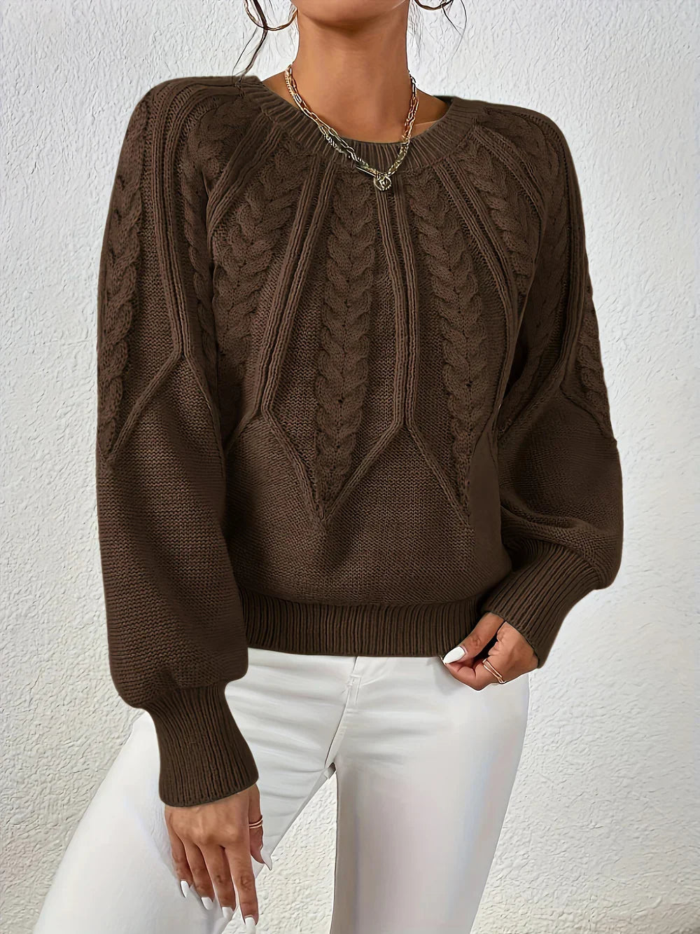 Maeve Cozy Knit Flare Sweater