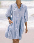 Elegant Wanderlight Dress – Flowing Silhouette for Sunset Dinners and Coastal Getaway Styling