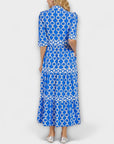Midi Dress with Chain Pattern