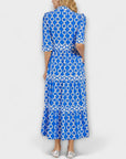 Midi Dress with Chain Pattern