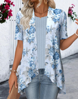 Elegant Floral Overlay Top