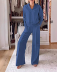 Soft V-Neck Lounge 2 Peice Set