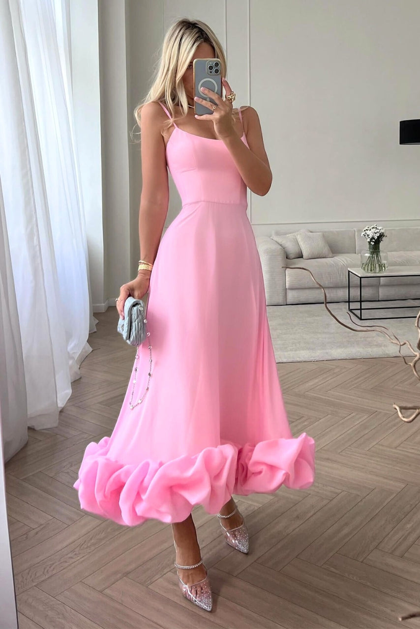 Flowy A-Line Dress With Graceful Fit